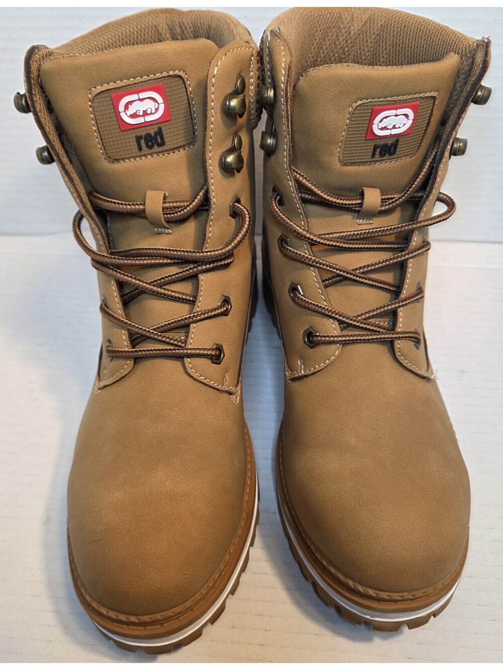 Ecko Red Boots Women Size 9 "Jay 03LP" Suede Leather Studded Hiking Rhino Unltd.